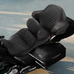 Rider Driver Passenger Seat & Backrests for Harley Touring Road Glide (14-23)