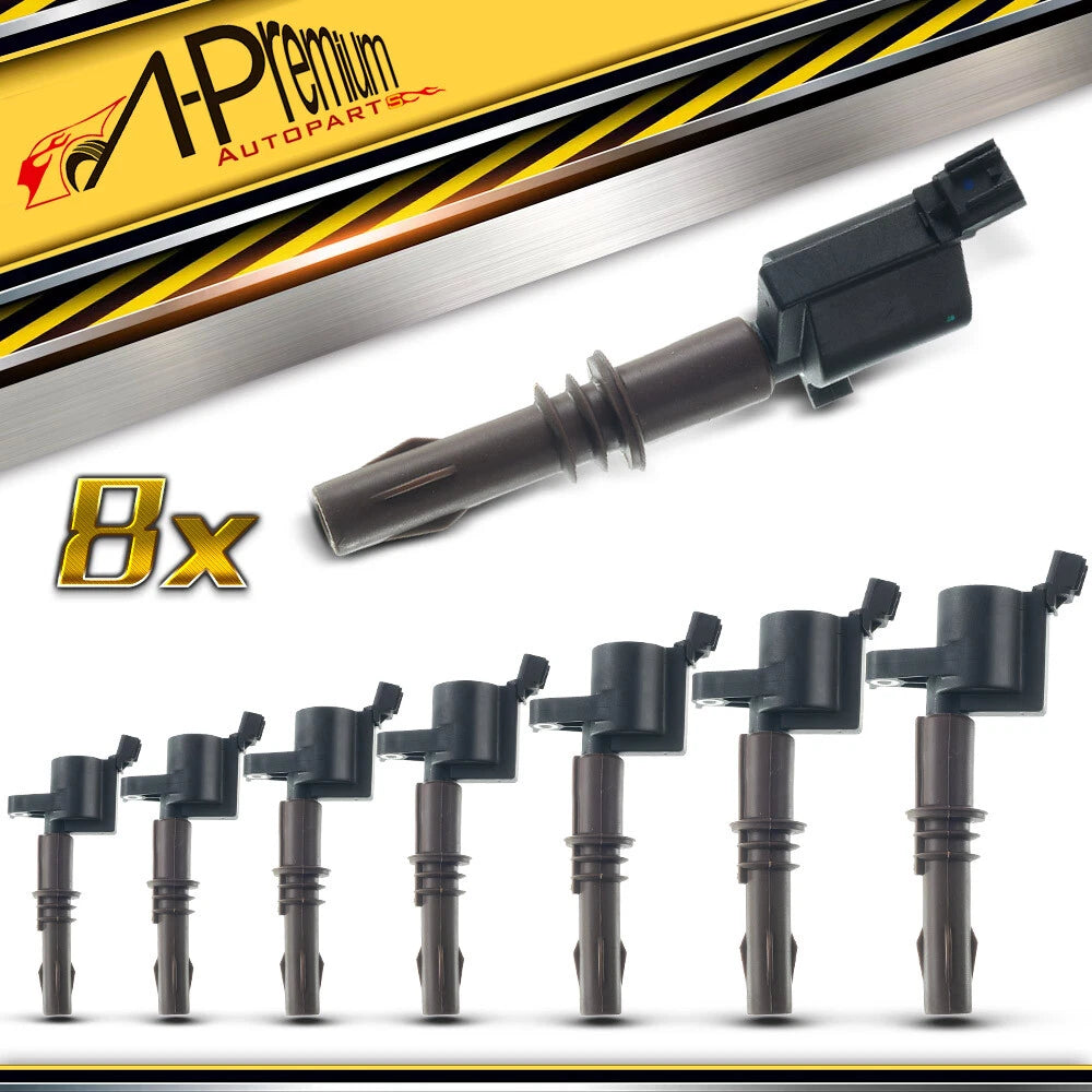 8x Ignition Coil for Ford F-150 F-250 F-350 Super Duty (2007–2010)