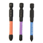 3X Slotted Screwdriver Bit 65mm Alloy Steel
