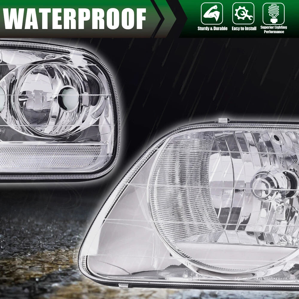 Headlight and Corner Light Assembly Pair for Ford F150, Expedition (1997–2003)