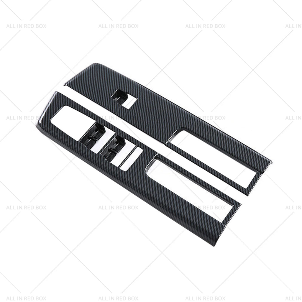 Set of 4 Window Lift Panel Cover Trim for Mitsubishi L200 Triton (2023–2025) Carbon