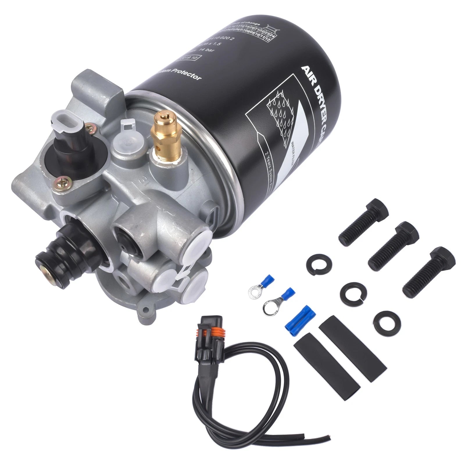 12V DC Air Dryer Kit for Volvo Freightliner Kenworth Peterbilt