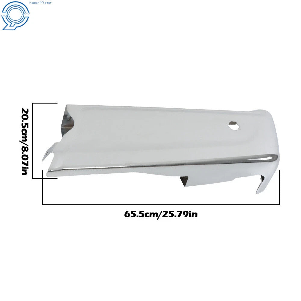 Set of 2 Chrome Rear Bumper Ends with Park Sensor for Ford F150 (2021–2023)