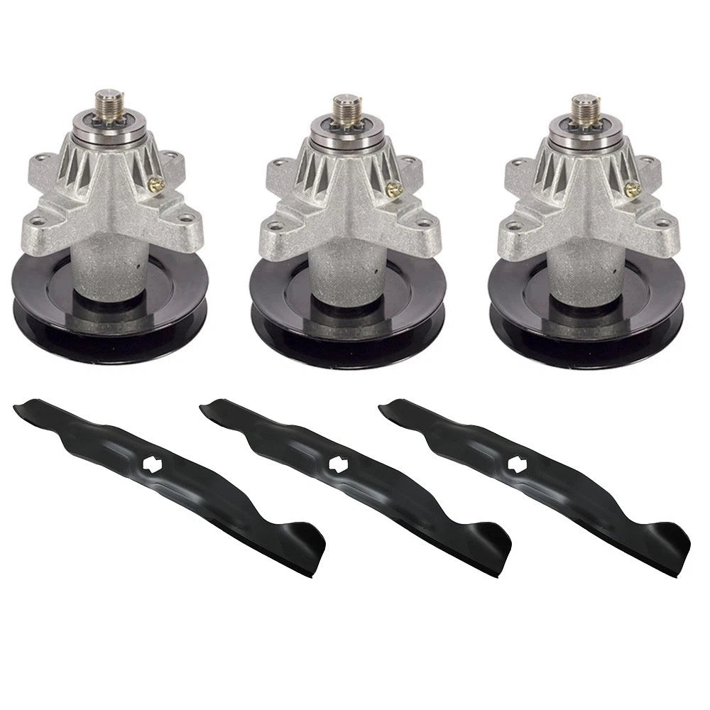 Spindle Kit with 2-in-1 Blades for Cub Cadet SLT1550 SLTX1050 I1050