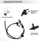 ABS Wheel Speed Sensor No. 599302V000 for Hyundai Veloster (2012–2015)