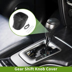Gear Shift Knob Cover for Nissan Rogue (2021–2024) Black Carbon Fiber