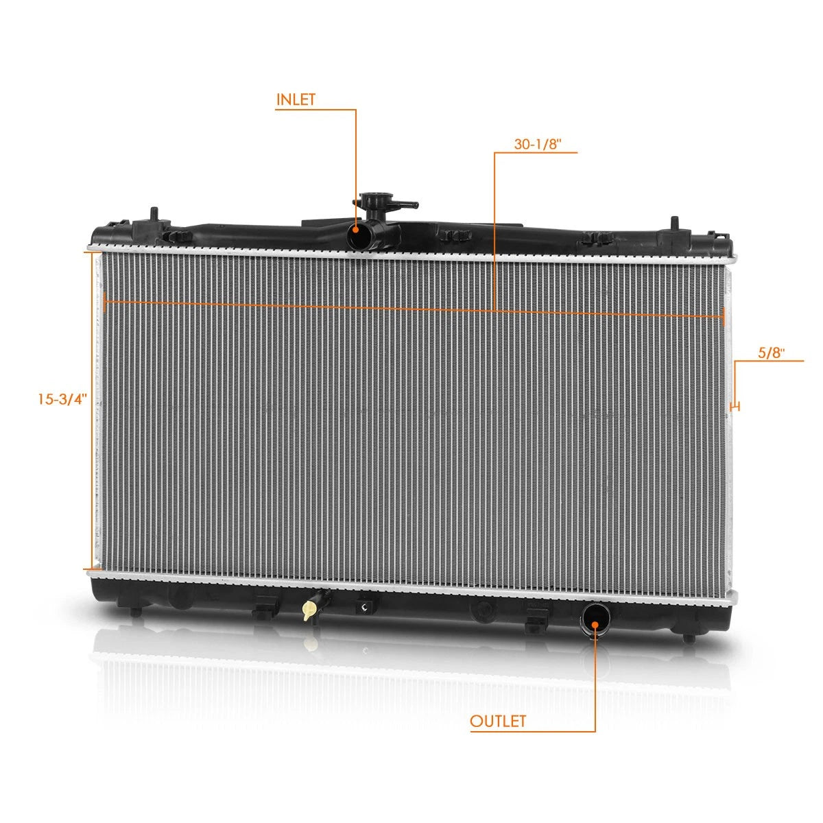Aluminum Radiator for Chevy Optra/Suzuki Forenza (2004–2010)