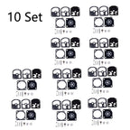 Set of 10 Carburetor Diaphragm Kit for Echo CS280E CS280EP (C1S-K1D RB-5 RB-7)
