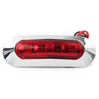 Set of 4 LED Side Clearance Marker Lights for Car Truck Trailer (12V 24V)