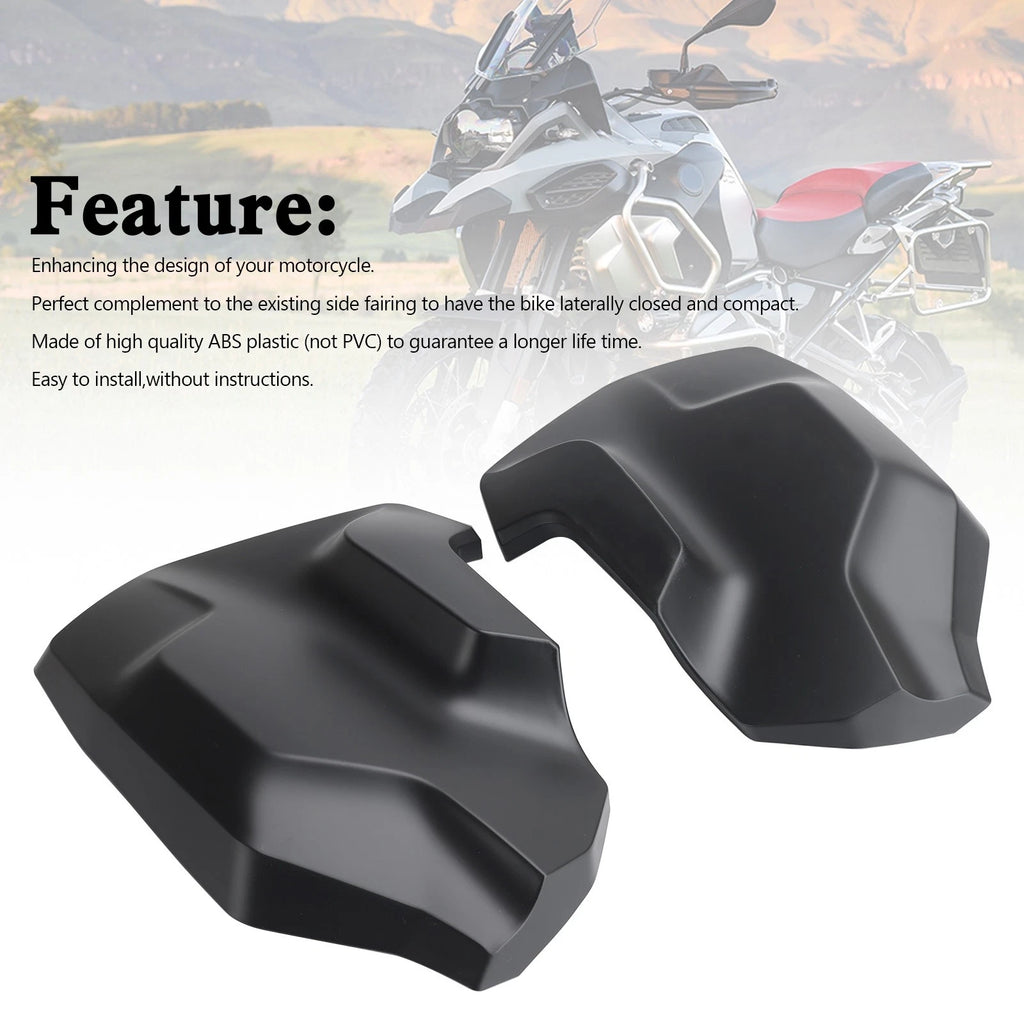 Side Frame Fairing Cowl Guards for BMW R1250GS ADV (2018–2023) Black