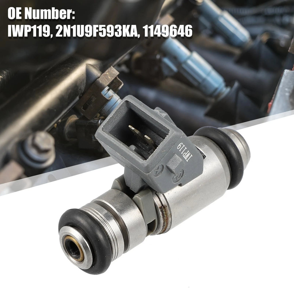 Fuel Injector Flow Matched IWP119 2N1U9F593KA 1149646 for Ford Fiesta V (2008–2017)
