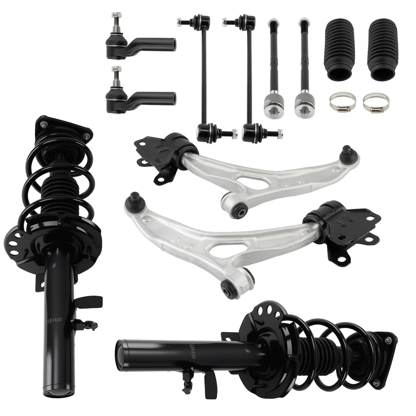 Front Strut Control Arms Sway Bar for Ford Focus (2013–2018) 2.0L 1.0L