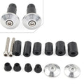 7/8'' Handle Bar End Cap Plug for Motorcycle Dirt Bike - Silver