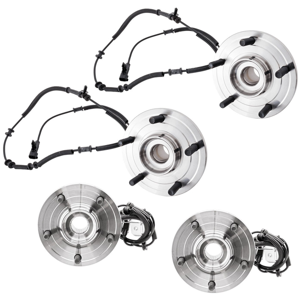 Set of 4 Wheel Hubs for VW (Front & Rear)