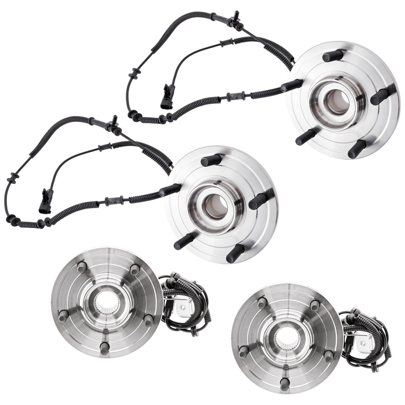 Set of 4 Wheel Hubs for VW (Front & Rear)