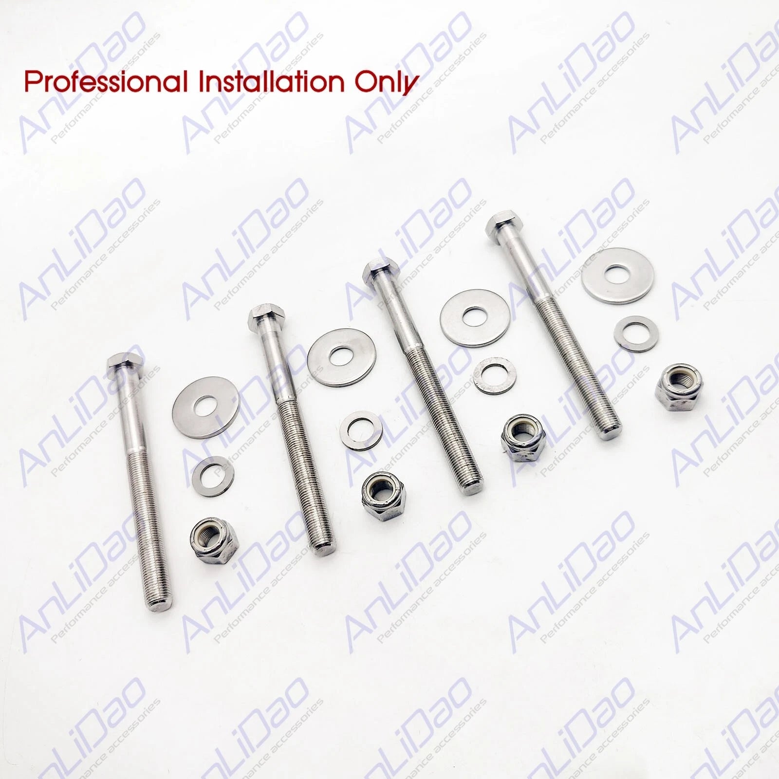 Set of 4 Transom Mounting Bolts for Mercury Engine (10-67755A14, 67755A14)