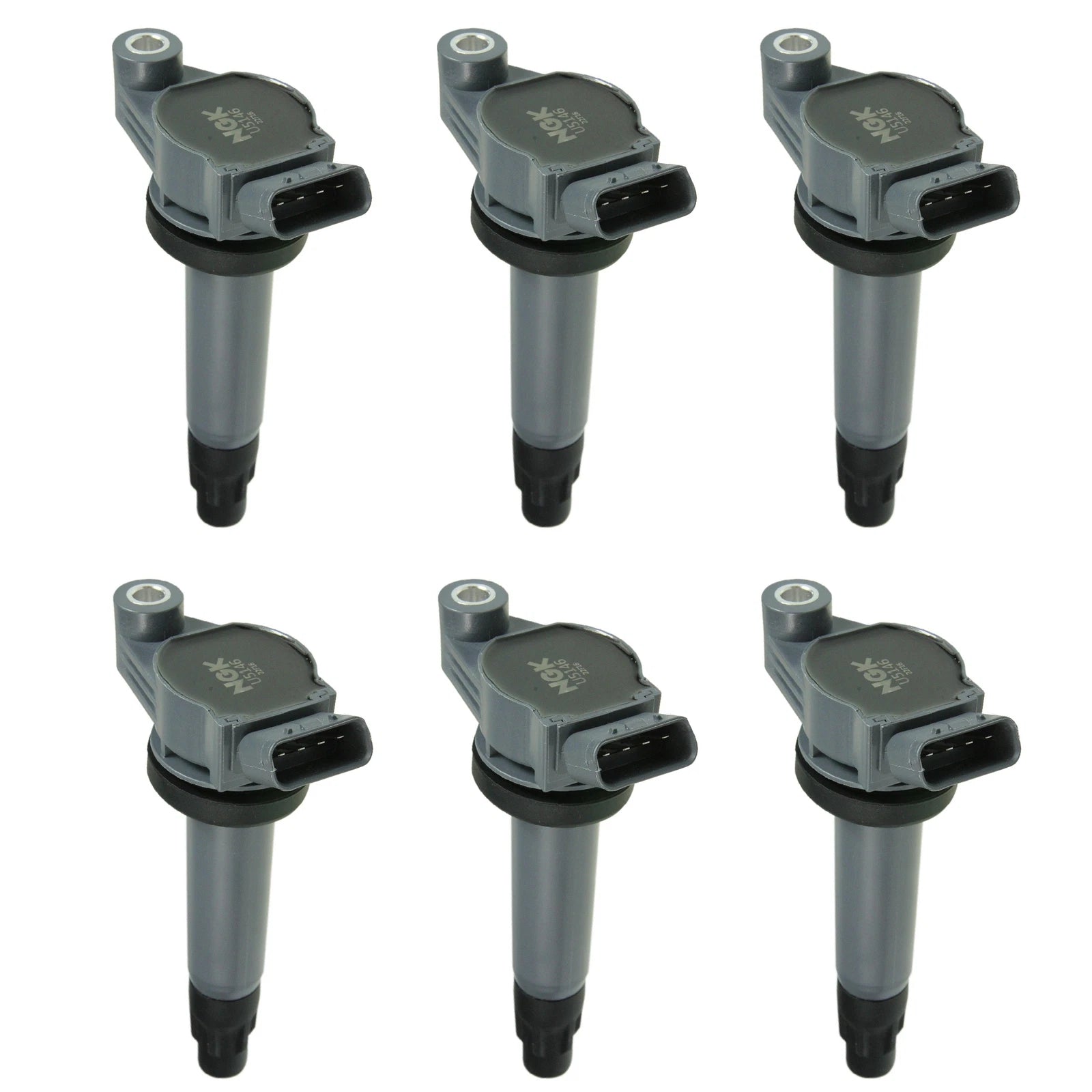 Set of 6 NGK Distributorless COP Ignition Coils for Lexus Toyota 3.3L