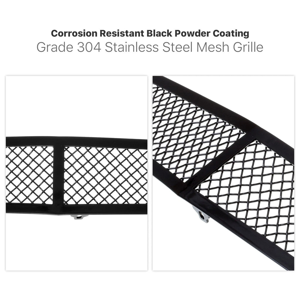 Stainless Black Mesh Grille Insert for Cadillac CTS (2008-2014)