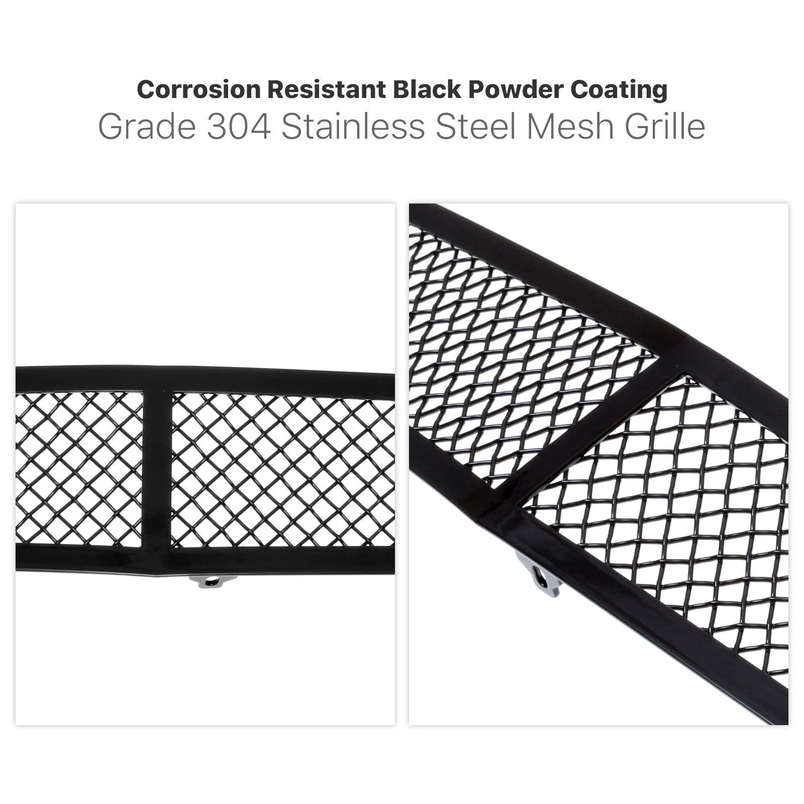 Stainless Black Mesh Grille Insert for Cadillac CTS (2008-2014)