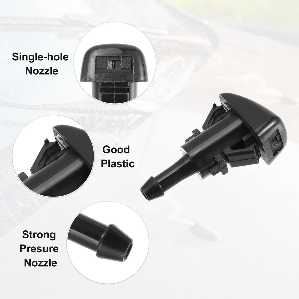 Set of 4 Windshield Washer Nozzles for Dodge Ram (2009–2015)