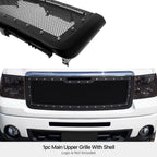 Stainless Black Mesh Rivet Grille for GMC Sierra Denali (2007-2010)