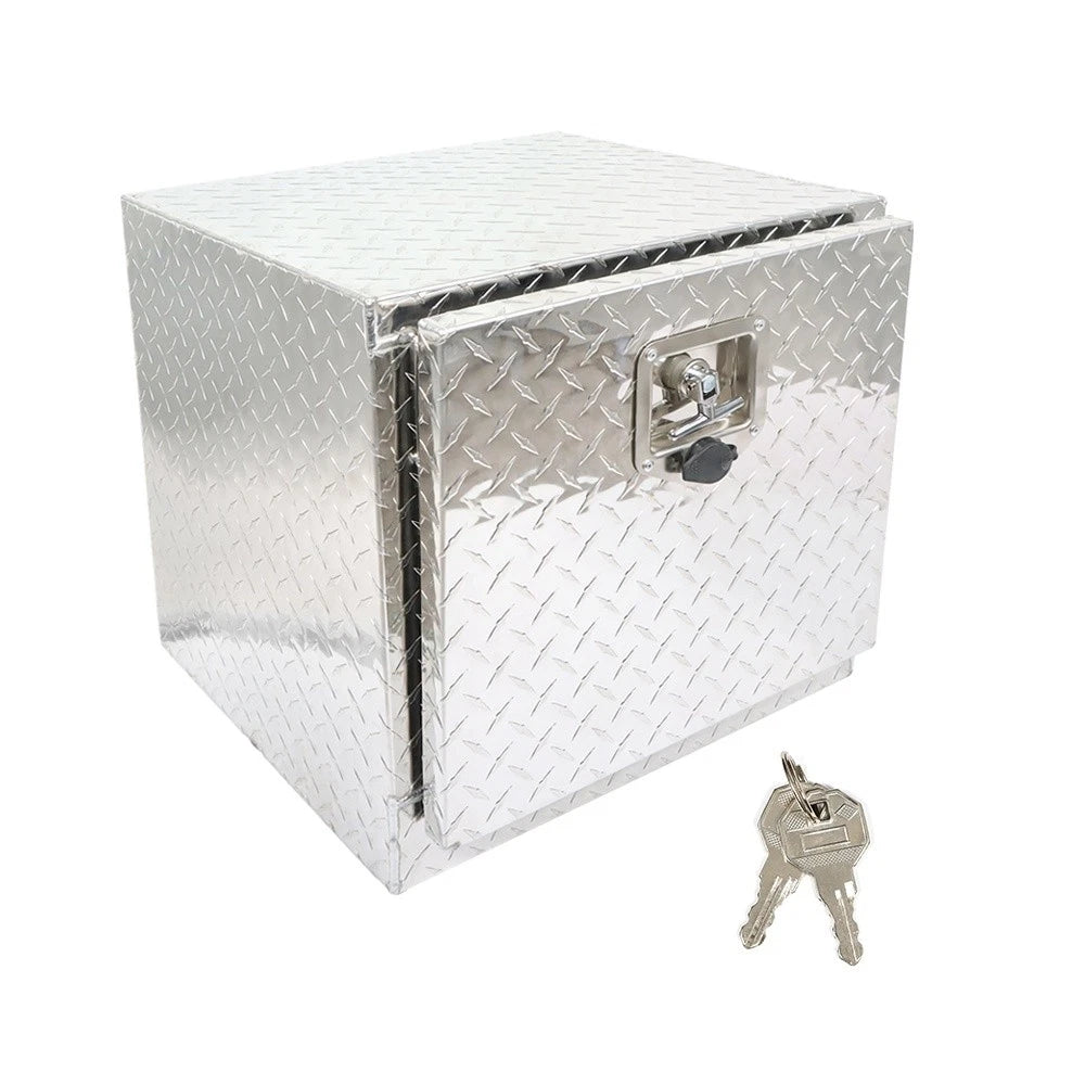 Aluminum Underbody Tool Box for Truck Bed Trailer RV (18"x17"x18")