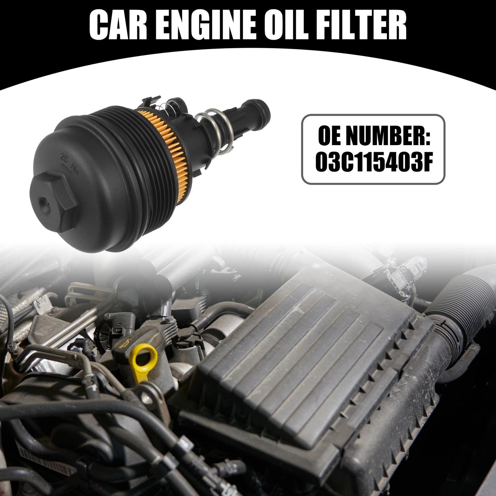 Oil Filter No. 03C115403F for Audi A3 (2004–2008)