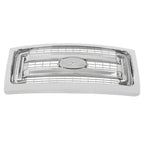 Set of 2 Chrome Front Upper Grille Replacements for Ford F150 (2009-2014)