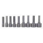 9pcs Metric Hex Socket Drill Bit Set for (5mm-13mm)