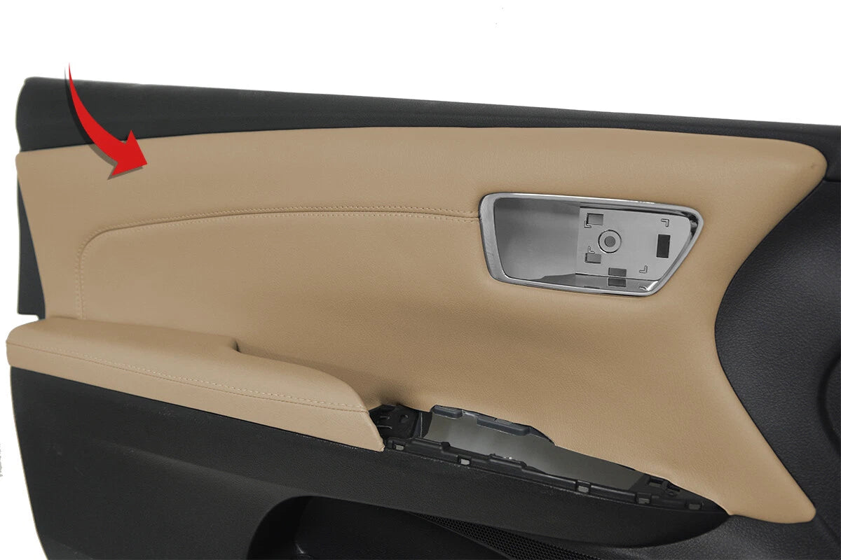 Leather Door Panel Cover for Toyota Avalon (2013–2018) Beige
