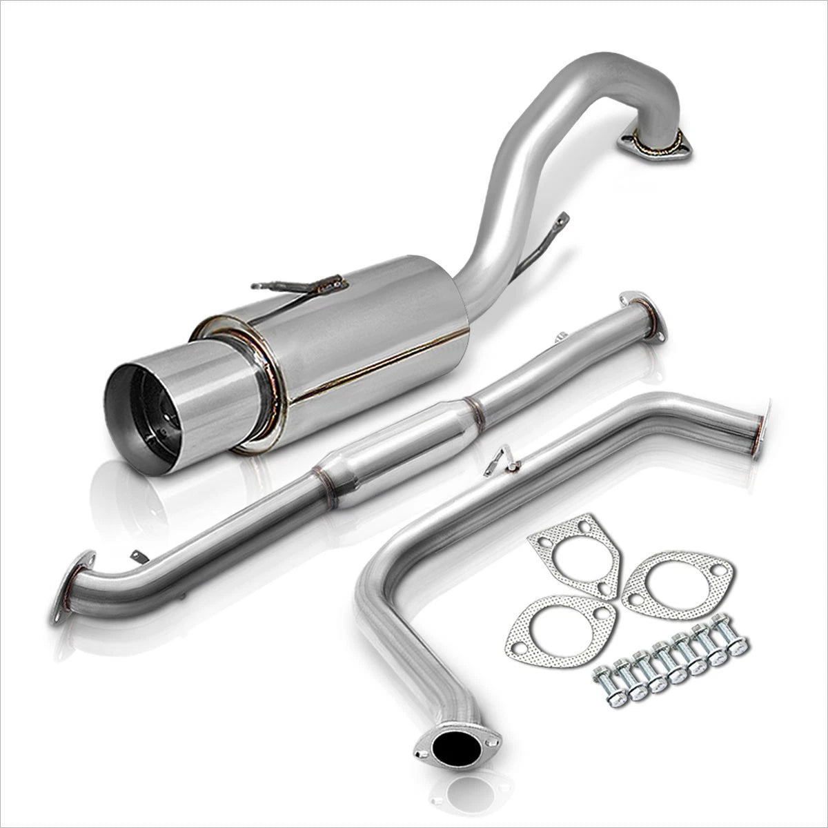 4.5" Muffler Tip for 95-99 Eclipse/Talon DOHC Stainless Steel Catback Exhaust