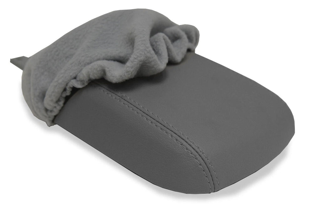Console Lid Armrest Cover for Subaru Crosstrek (2012–2017) Gray Fleece