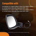 Power Heated Side View Mirror Right for Mazda CX-5 (2015–2016) 9 Pins