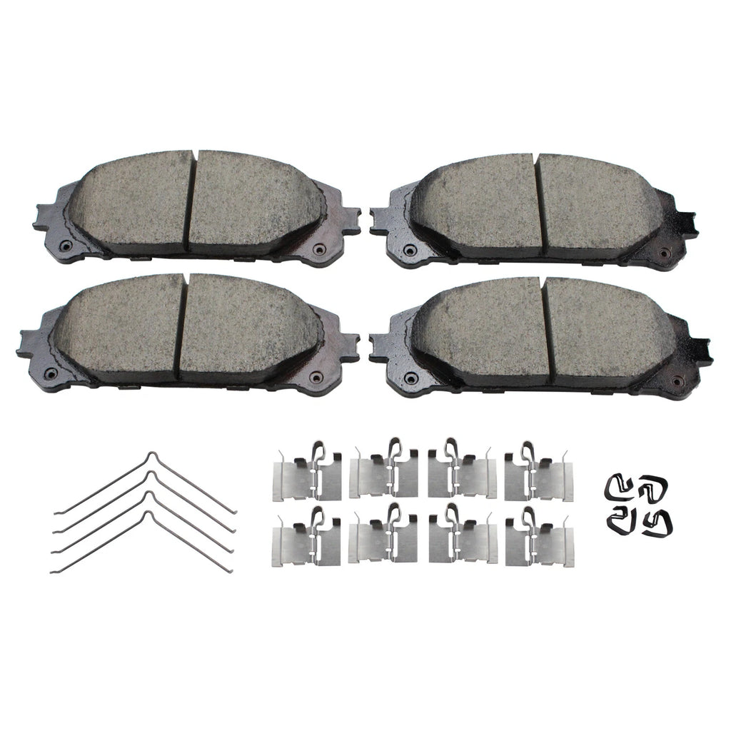 Set of 4 Akebono ProACT Front Ceramic Brake Pads for RX350 RX450h Highlander Sienna (2007–2022)
