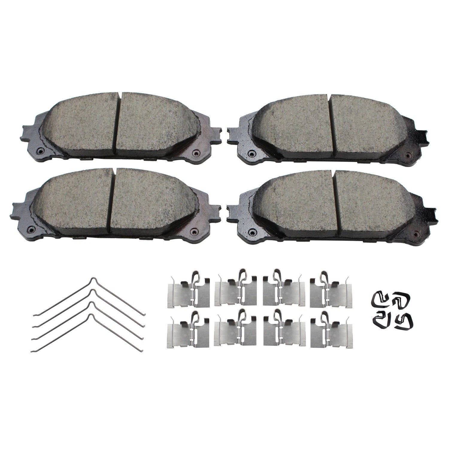 Set of 4 Akebono ProACT Front Ceramic Brake Pads for RX350 RX450h Highlander Sienna (2007–2022)