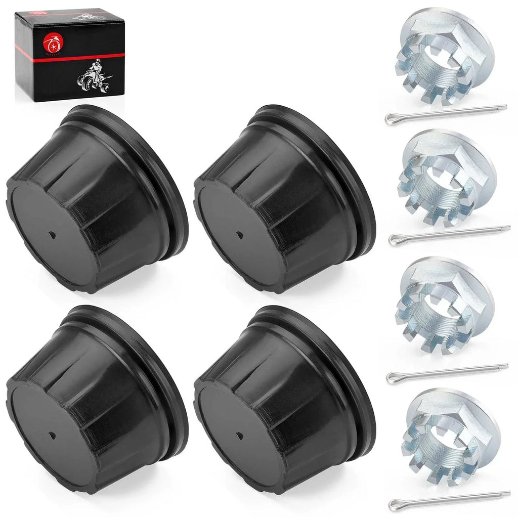 4x Wheel Center Cap w/ Nut for Honda Rancher 420 (2015–2024)