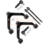 Set of 6 Front Upper Control Arm & Ball Joint Tie Rod for Dodge Ram 2500 3500 (2003–2006)
