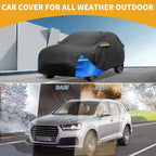 Waterproof Car Cover for Toyota RAV4 (210D Oxford Cloth, Black)