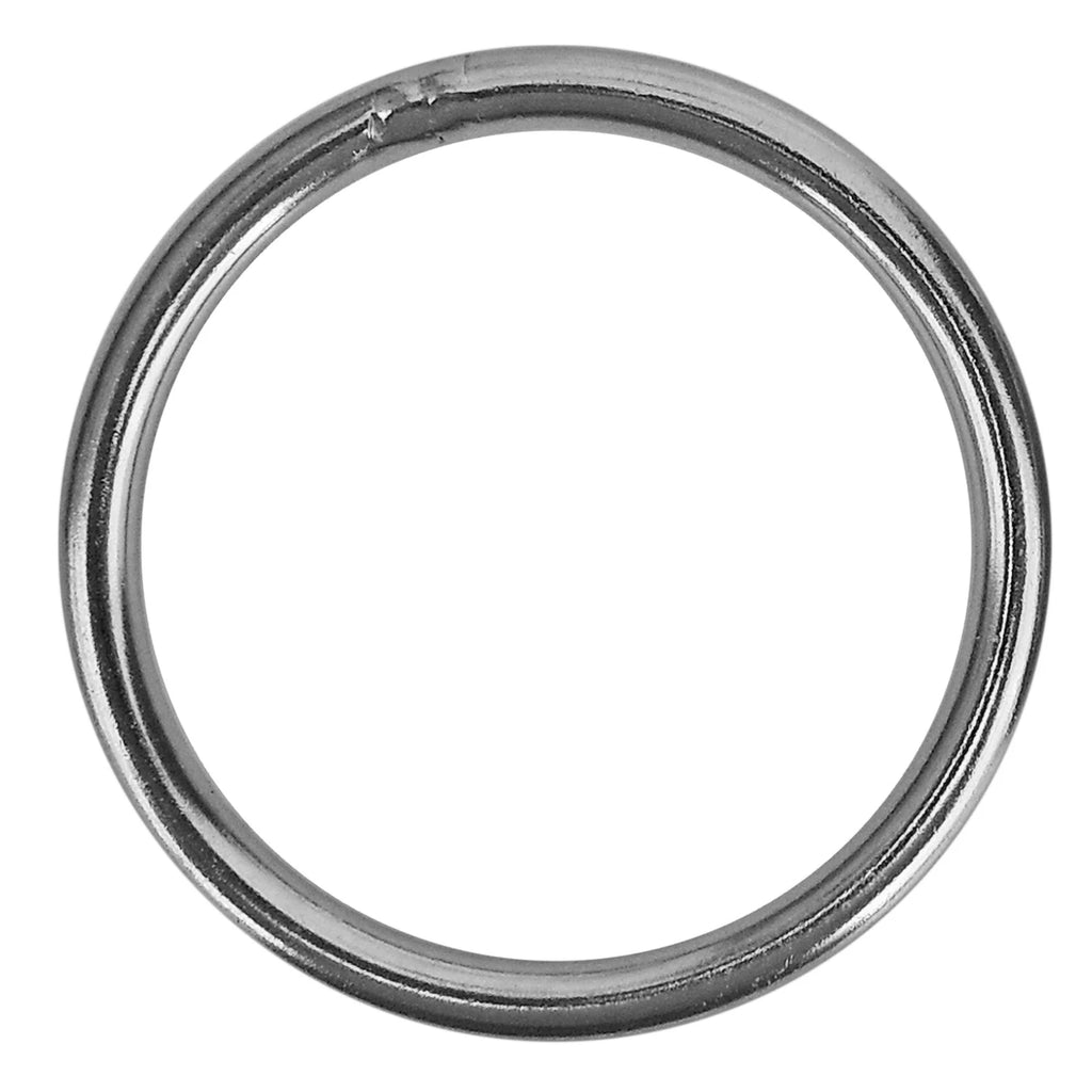 Set of 4 Round Ring Welded 1/8-Inch x 1-Inch for Various Applications (FO2732-M4)
