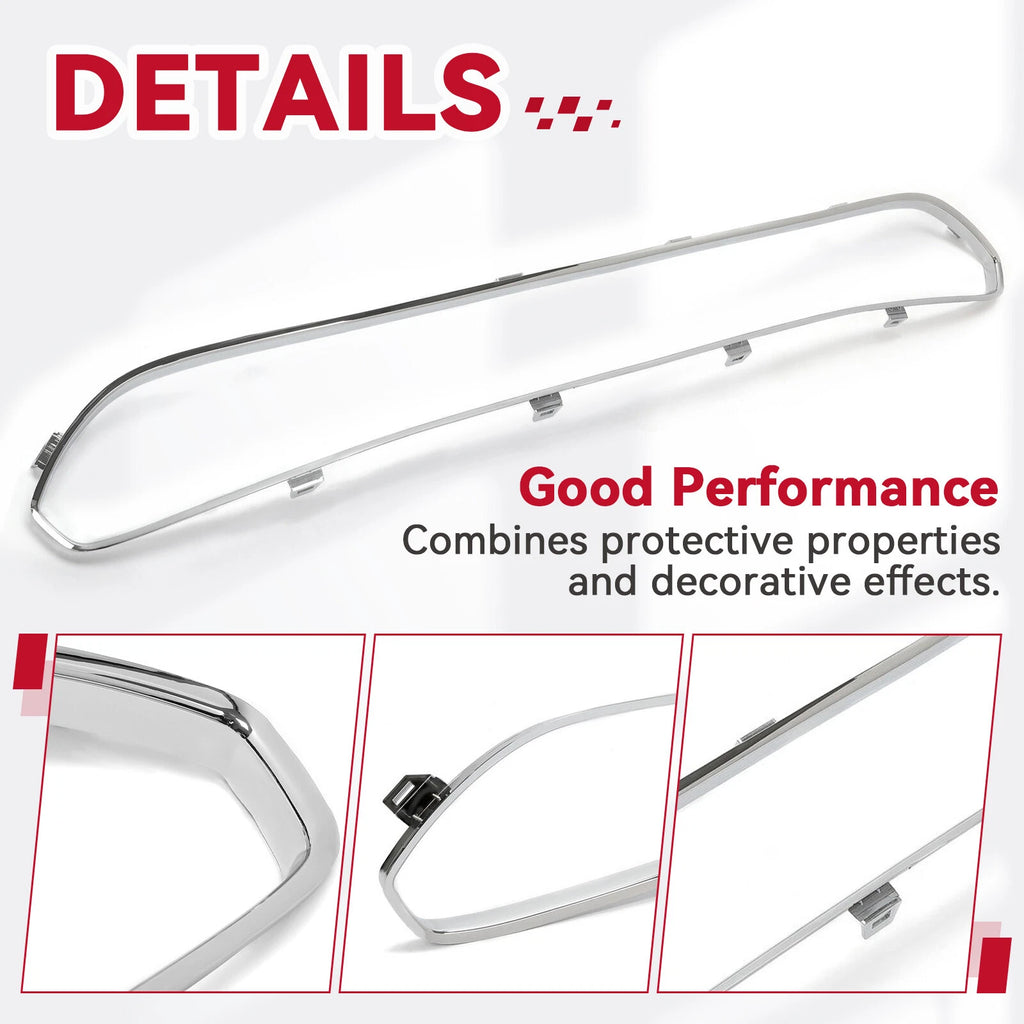 Chrome Front Bumper Cover Grille Molding for Ford Fusion (2010–2012)