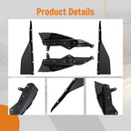 M Performance Side Skirts for BMW G42 220i 230i M240i (2022–2024) Black ABS