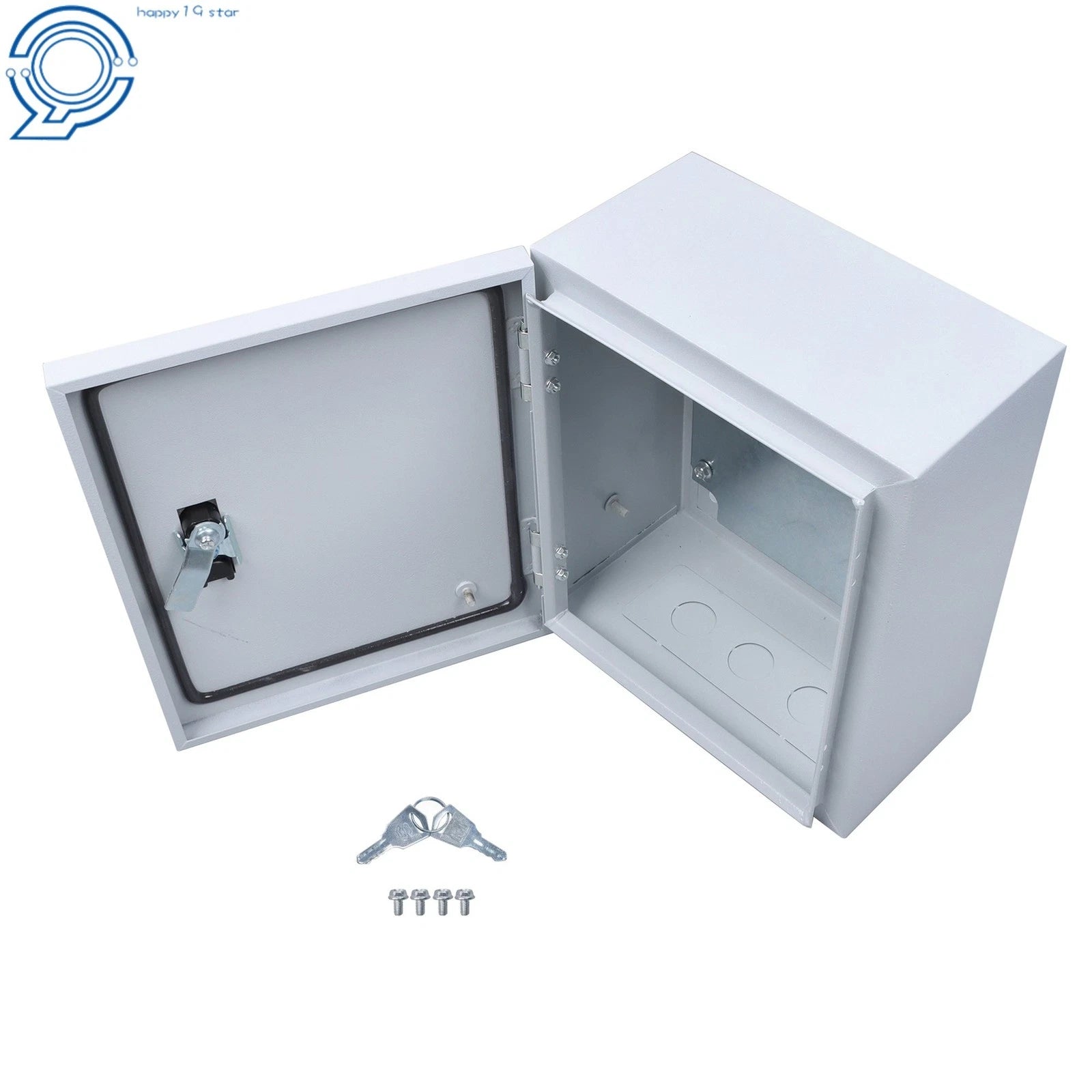 Weatherproof Steel Enclosure Box for NEMA 4X IP66 (12x10x6")