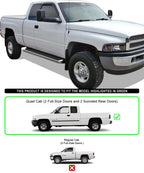 iBoard Running Boards for Dodge Ram 1500 2500 3500 (1994-2001)