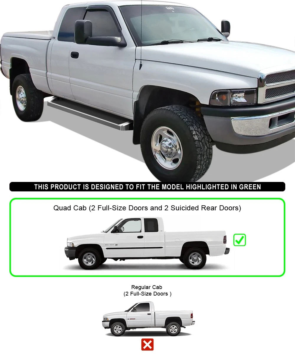 iBoard Running Boards for Dodge Ram 1500 2500 3500 (1994-2001)