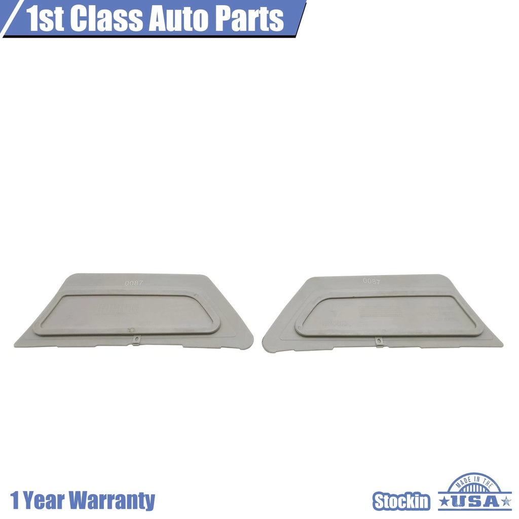 2X Front Bumper Reflector Side Marker Light Pair Clear for Audi A4 S4 (2017–2018)