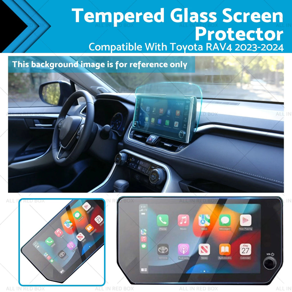 Tempered Glass Touchscreen Protector for Toyota RAV4 (2023–2024)