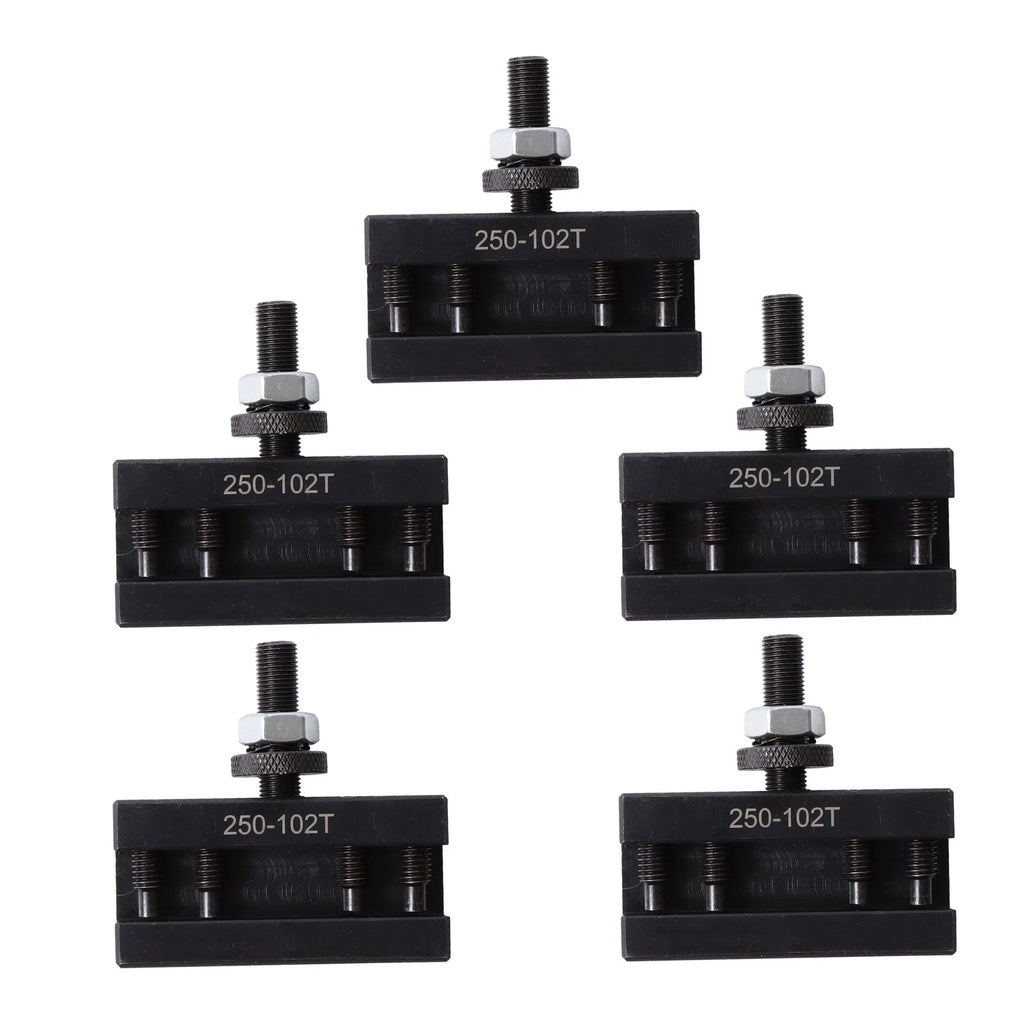Set of 5 Quick Change Tool Post Holders for AXA 250-102XL