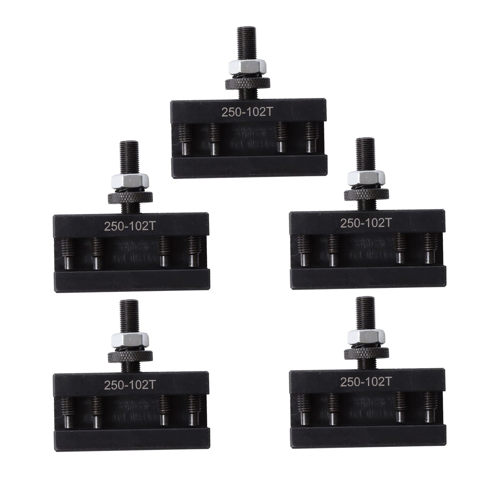 Set of 5 Quick Change Tool Post Holders for AXA 250-102XL