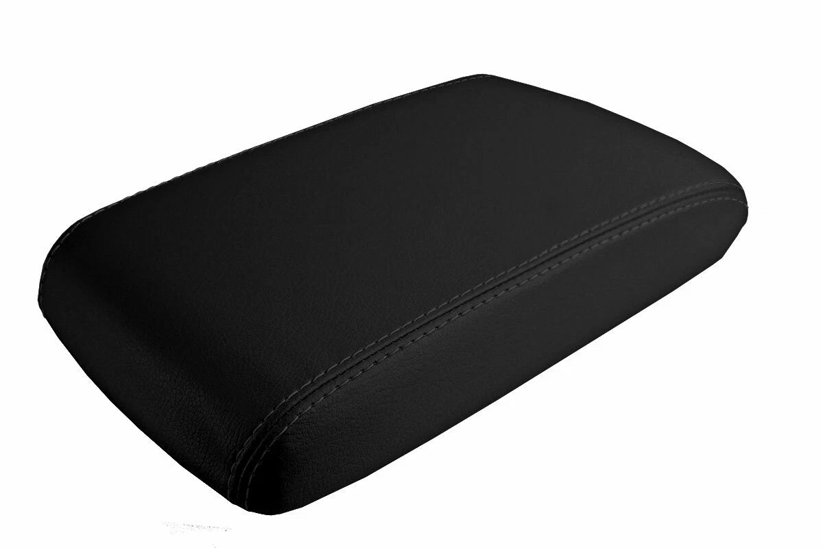 Leather Console Lid Armrest Cover for Dodge Challenger (2008–2014) Black