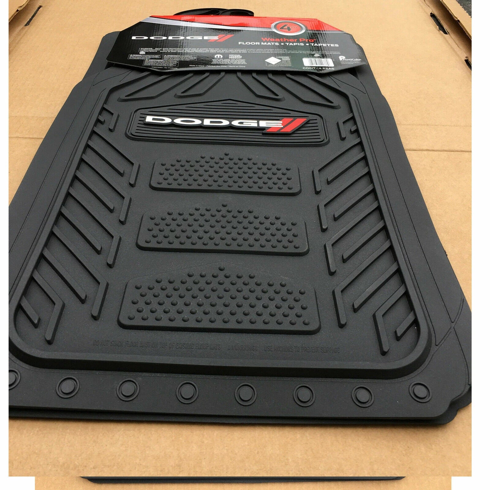 Set of 4 Weatherpro Heavy Duty Rubber Floor Mats for Car Truck SUV